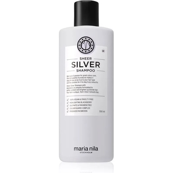 Maria Nila Sheer Silver Shampoo шампоан, неутрализиращ жълтите нюанси 350ml