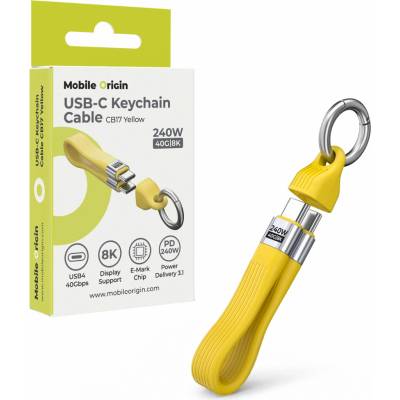 Mobile Origin MO-UK-CB17-YLW USB-C 240W 40Gbps 8K žlutý