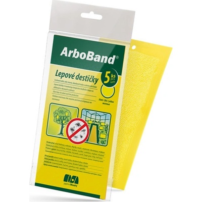 Agro Bio PM Lepové desky žluté ArboBand 5 ks