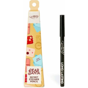 puroBIO Cosmetics Dear Santa Eyeliner Pencil молив за очи в подаръчна опаковка цвят 01L 1.1 гр
