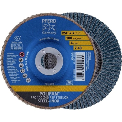 Pferd Vejárovitý brúsny kotúč 100 x 16 mm 67764100 10 ks