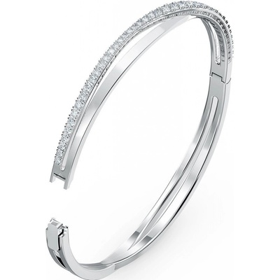 Swarovski Třpytivý pevný náramek TWIST 5572725