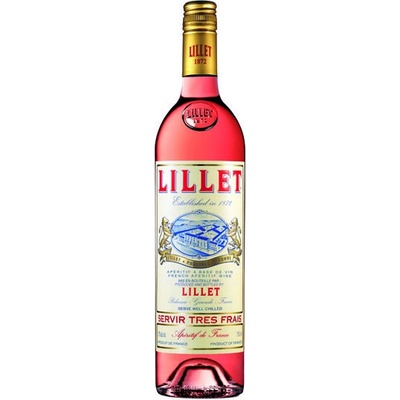 Lillet Rose Aperitiv 17% 0,75 l (holá láhev)