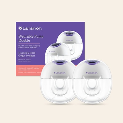 Lansinoh dvojitá s lievikmi 180 ml