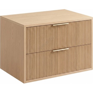 Rea REA-M0408 - Висящ шкаф за баня под мивката MONO 60x47 cm бежов (RE0508)