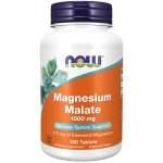 NOW NOW Magnesium Malate 1000mg, 180 Tablets