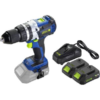 Aku vŕtačka AlzaTools PRO CBHD20V Brushless BatteryONE 20V + 3,5A nabíjačka + 2x 2Ah batéria (BUNATPT003B)