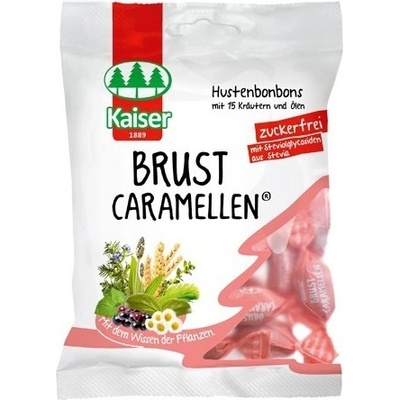 Kaiser Prieduškové karamelky bez cukru so stéviou 70 g