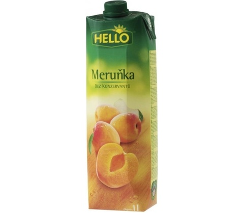 Hello meruňka 1 l