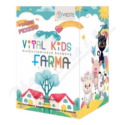 VIESTE Vital kids farma + pexeso 12 x 12 pastiliek