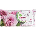 Agiva Nature of Agiva Roses Wet Wipes for Hands and Body - Морки кърпи за ръце и тяло без алкохол 15бр