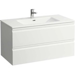 Laufen Pro S - Шкаф с умивалник, 100x50 cm, 2 чекмеджета, бял мат H8619654631041 (H8619654631041)