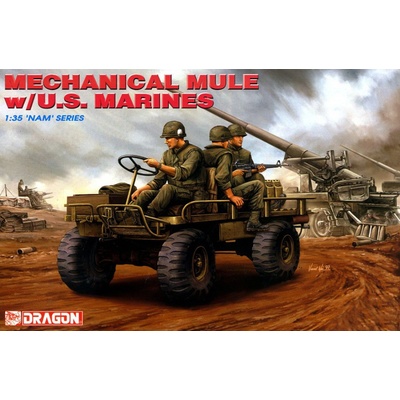 Dragon Mechanical Mules with US Marines 1:35