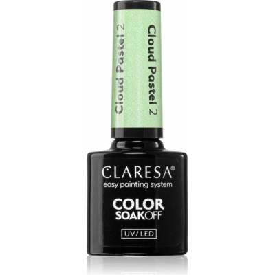 Claresa SoakOff UV/LED Color Cloud Pastel gélový lak na nechty s použitím UV/LED lampy odtieň 2 5 g