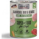 MAC's Mac’s Dog Adult, консерва за пораснали кучета, БЕЗ ЗЪРНО, със заешко и зеленчуци (мин. 70% месо), 800 гр - Германия - 908VE