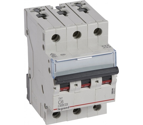 Legrand TX3 3P C6 6000A