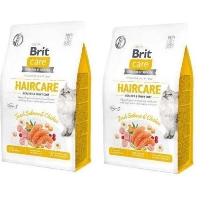 BRIT Care Cat Grain-Free Haircare 2 x 7 kg