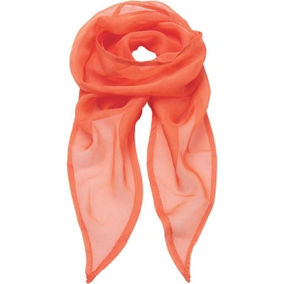 Premier Workwear dámský šifonový šátek PR740 Orange -ca. Pantone 1655