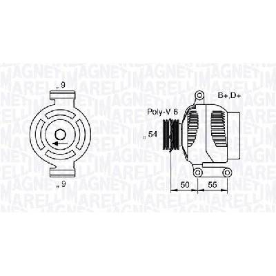 Generátor MAGNETI MARELLI 063358061010
