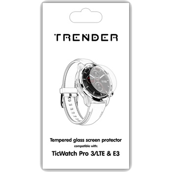 Image 1 of Trender Стъклен протектор Trender - TicWatch PRO 3/E3/Ultra, 46 mm (TR-PRO-TWPRO3)