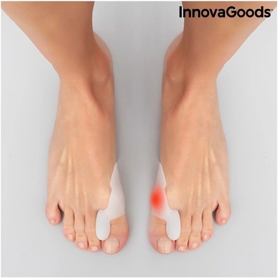 InnovaGoods Ochranné silikónové korektory na vybočené palce Bunilief 2 ks