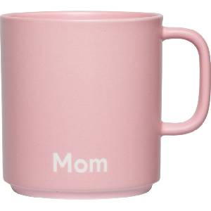 Design Letters Чаша с дръжка Favourite Mom светлорозова (10101008PINKMOM)