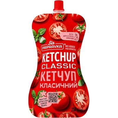 Pripravka Kečup Klasický pasterovaný 250 g
