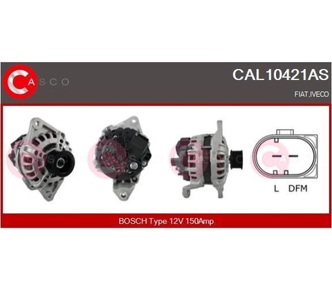 generátor CASCO CAL10421AS