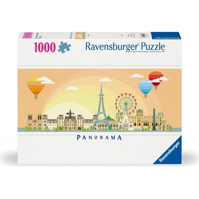 RAVENSBURGER Panoramatické Den v Paříži 1000 dílků
