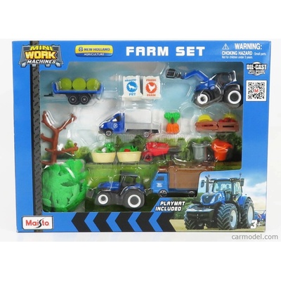 Maisto New holland Farm Set T7-315 Tractor With Accessories Různé 1:64