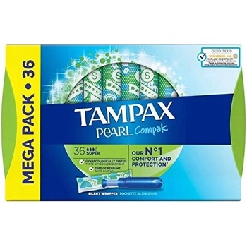 Tampax Pearl Compak super tampóny 36 ks