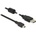 Delock USB 2.0 кабел с конектор тип А USB 2.0 с Mini-B конектор, 1, 5 м, черен