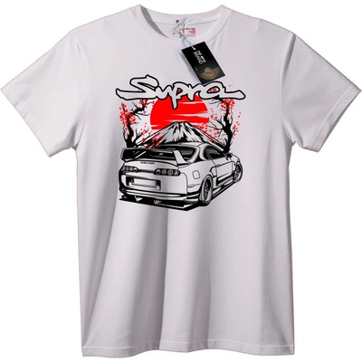 NOONEBRAND Тениска Supra с цвят на черешов цвят - XL, White