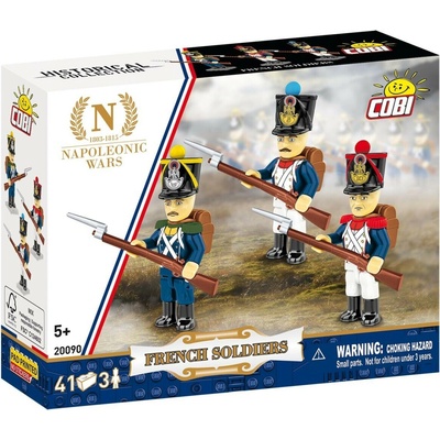 Cobi 20090 Francouzští vojáci 3 figurky s doplňky