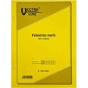 VECTRALINE Отпечатан дневник за проучвания VECTRALINE A/4, стоящ 25x5 листа D7570-104/V (D7570-104/V)