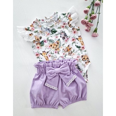 Helen Kraťásky s mašlí lila