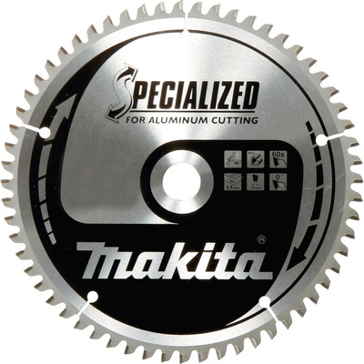 Makita Pilový kotouč na hliník, plast a laminátové dřevo B-09597 Specialized, 190x30mm, 60 zubů