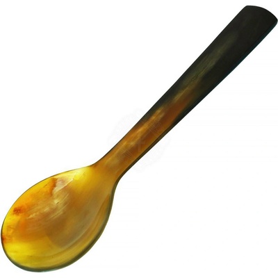 Mythrojan Velká rohovinová lžíce / naběračka leštěná 25 4 cm