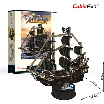 CubicFun 3D puzzle Queen Anne's Revenge 100 ks