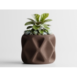  Кашпа Tervielle Голяма, 140X146XH115mm - Кафяв Мат