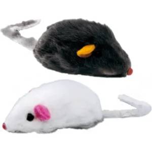 Ferplast Cat toy-Забавна играчка за котки, плюшени мишки 2 броя, 5 см