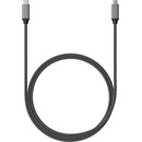 Satechi ST-U4C80M USB4 C-To-C Braided Cable 40 Gbps, 80cm, šedý