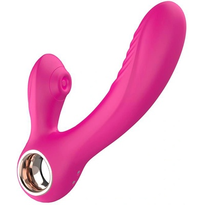 Paloqueth Pedro Softer Tip Sucking & Heating Dual Vibrator Pink