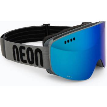 Neon Скиорска маска Neon Light anthracite/mirror blue
