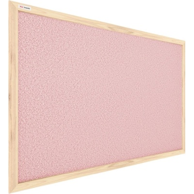 Allboards TKPINK64D korková tabule v dřevěném rámu 60 x 40 cm -