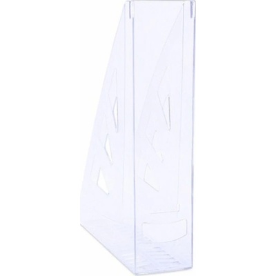 Stojan na časopisy Office Products A4/70 mm, transparentní čirý