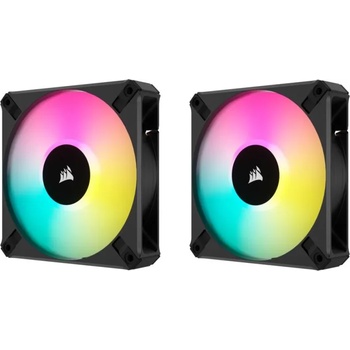 Image 1 of Corsair iCUE AF140 RGB ELITE Dual Pack Black (CO-9050156-WW)