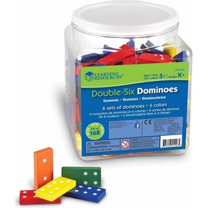 Learning Resources Детска игра Learning Resources - Гигантско домино (LER0287)