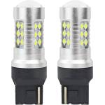  Комплект от 2бр. LED Лед Диодни крушки T20 W21W Canbus 3030 24SMD 12V-24V бяла светлина