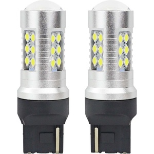  Комплект от 2бр. LED Лед Диодни крушки T20 W21W Canbus 3030 24SMD 12V-24V бяла светлина